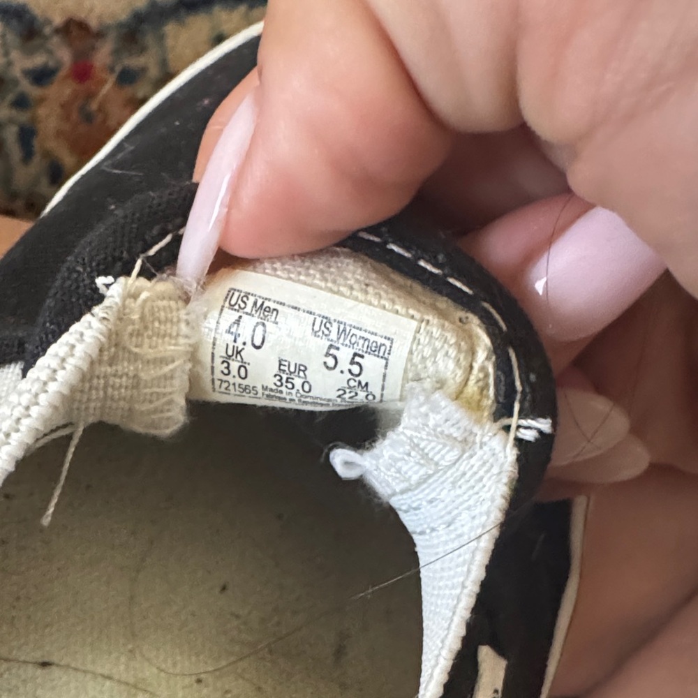 Vans Kids Black Slip-On Sneakers - Picture 5 of 5